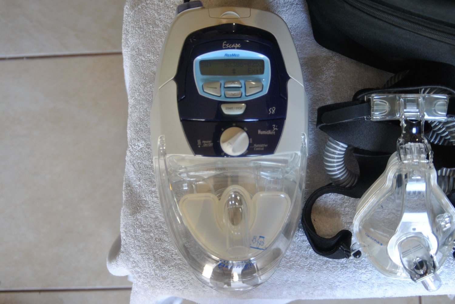 Resmed S8 Escape 33007 CPAP 2 hrs with H3i Humidifier aug19 35