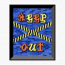 Keep out - Graffiti - Printable Wall Art