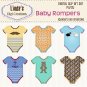 Baby Rompers (Clip Art Set)