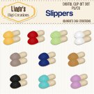 Slippers (Clip Art Set)