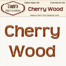 Cherry Wood Digital Alpha Set