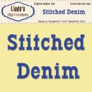 Stitched Denim Digital Alpha Set