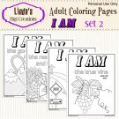 I Am Printable Adult Coloring Pages Set 2