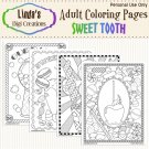 Sweet Tooth Printable Adult Coloring Pages