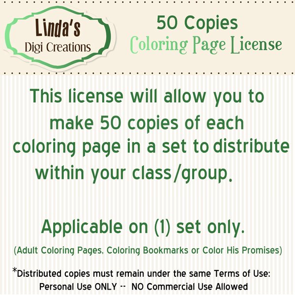 Coloring Page License (50)
