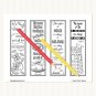 Proverbs Coloring Bookmarks