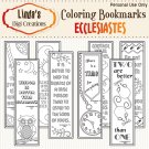 Ecclesiastes Coloring Bookmarks