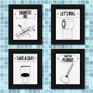 Bathroom Set (B) - Printable Wall Art