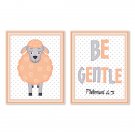 Be Gentle_Peach Set - Printable Wall Art