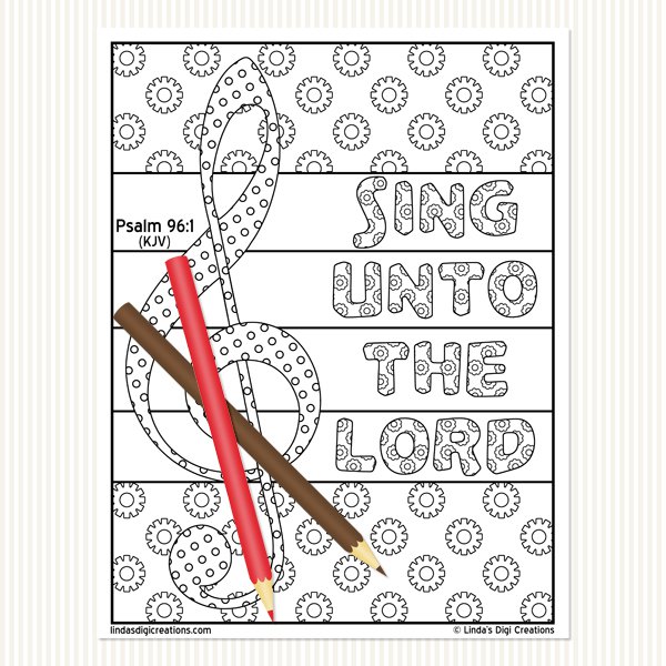 Praise the Lord_Printable Adult Coloring Pages