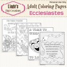 Ecclesiastes Adult Coloring Pages
