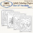 Men Of The Bible Set 1_Printable coloring pages