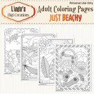Just Beachy_Printable Coloring Pages