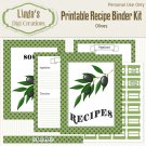 Printable Recipe Binder Kit_Olives