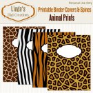 Printable Binder Covers & Spines_Animal Prints