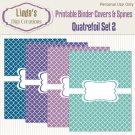Printable Binder Covers & Spines_Quatrefoil Set 2