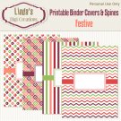 Printable Binder Covers & Spines_Festive