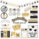 Graduation Printable Party Kit (Black)