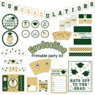 Graduation Printable Party Kit (Green)