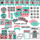 The Fifties Printable Party Kit