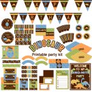 Dinosaur Printable Birthday Party Kit_Boy