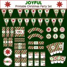 Joyful - Printable Christmas Party Set