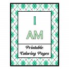 I Am_Printable Coloring Pages