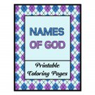 Names Of God_Printable Coloring Pages