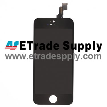 OEM Apple iPhone 5C LCD Screen and Digitizer Assembly with Frame - Black