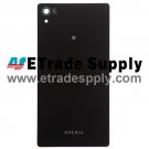 OEM Sony Xperia Z2 Battery Door - Black - With Sony Logo Only