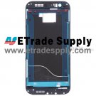 OEM HTC One M8 Front Housing without Top and Bottom Cover - Black