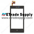 OEM Nokia Lumia 520 Digitizer Touch Screen with Front Housing ,Black, With Nokia Logo