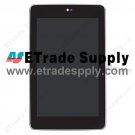 OEM Asus Google Nexus 7 Tablet LCD Screen and Digitizer Assembly with Frame - Silver