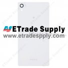OEM Sony Xperia Z2 Battery Door - White - With Sony Logo