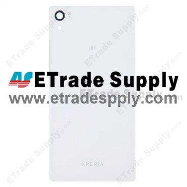OEM Sony Xperia Z2 Battery Door - White - With Sony Logo