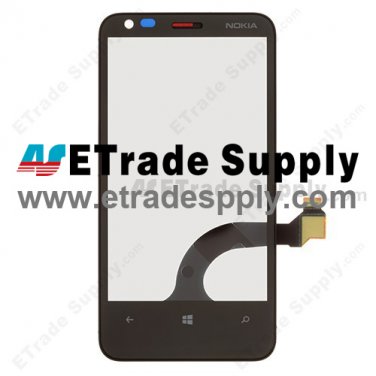 OEM Nokia Lumia 620 Digitizer Touch Screen with Front Housing