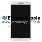 OEM Samsung Galaxy Note II LTE N7105 LCD Screen and Digitizer Assembly with Front Housing - White