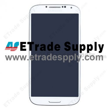 OEM Samsung Galaxy S4 SGH-I337 Complete Front Housing Assembly with LCD Screen and Digitizer - White