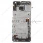 OEM HTC One Mini LCD Screen and Digitizer Assembly with Front Housing - Black - With HTC Logo Only