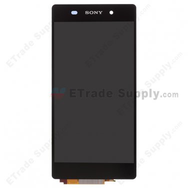 OEM Sony Xperia Z2 LCD Screen and Digitizer Assembly - Black - With Sony Logo Only