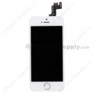 OEM Apple iPhone 5S LCD Screen and Digitizer Assembly with Frame and Home Button - White