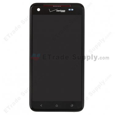 OEM HTC Droid DNA LCD Screen and Digitizer Assembly with Front Housing and Light Guide