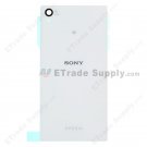 OEM Sony Xperia Z1 L39h Battery Door - White - With Sony and Xperia Logo