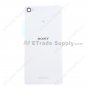OEM Sony Xperia Z3 Battery Door - White - With Sony and Xperia Logo
