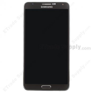 OEM Samsung Galaxy Note 3 SM-N900A LCD Screen and Digitizer Assembly with Front Housing - Black