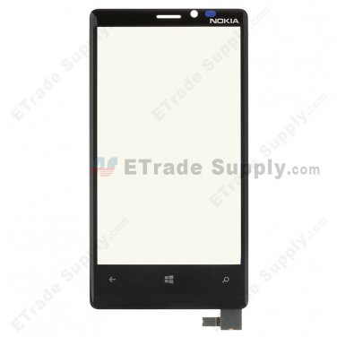OEM Nokia Lumia 920 Digitizer Touch Screen with Adhesive and Light Guide ,Without Carrier Logo