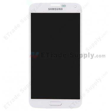 OEM Samsung Galaxy S5 SM-G900 LCD Screen and Digitizer Assembly with Home Button White