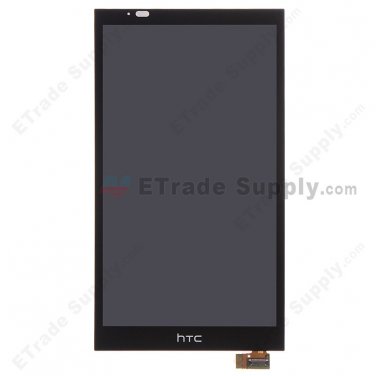 OEM HTC Desire 816 LCD Screen and Digitizer Assembly - Black - With HTC Logo