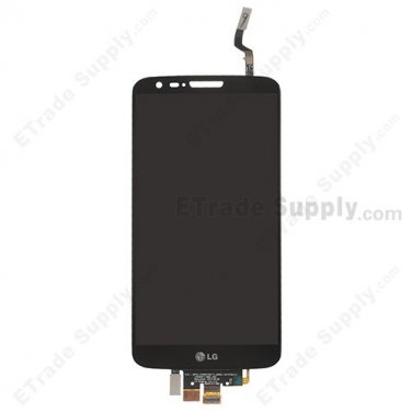 OEM LG G2 D803 LCD Screen and Digitizer Assembly - Black - With LG Logo