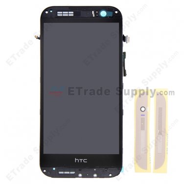 OEM HTC One M8 LCD Screen and Digitizer Assembly with Front Housing - Gold